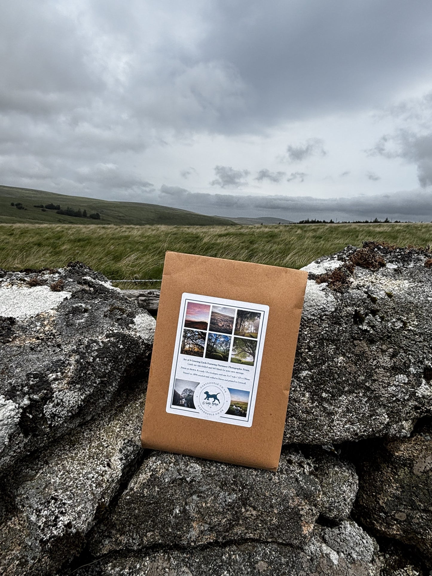 Pack of Eight Dartmoor Landscape Greetings Cards