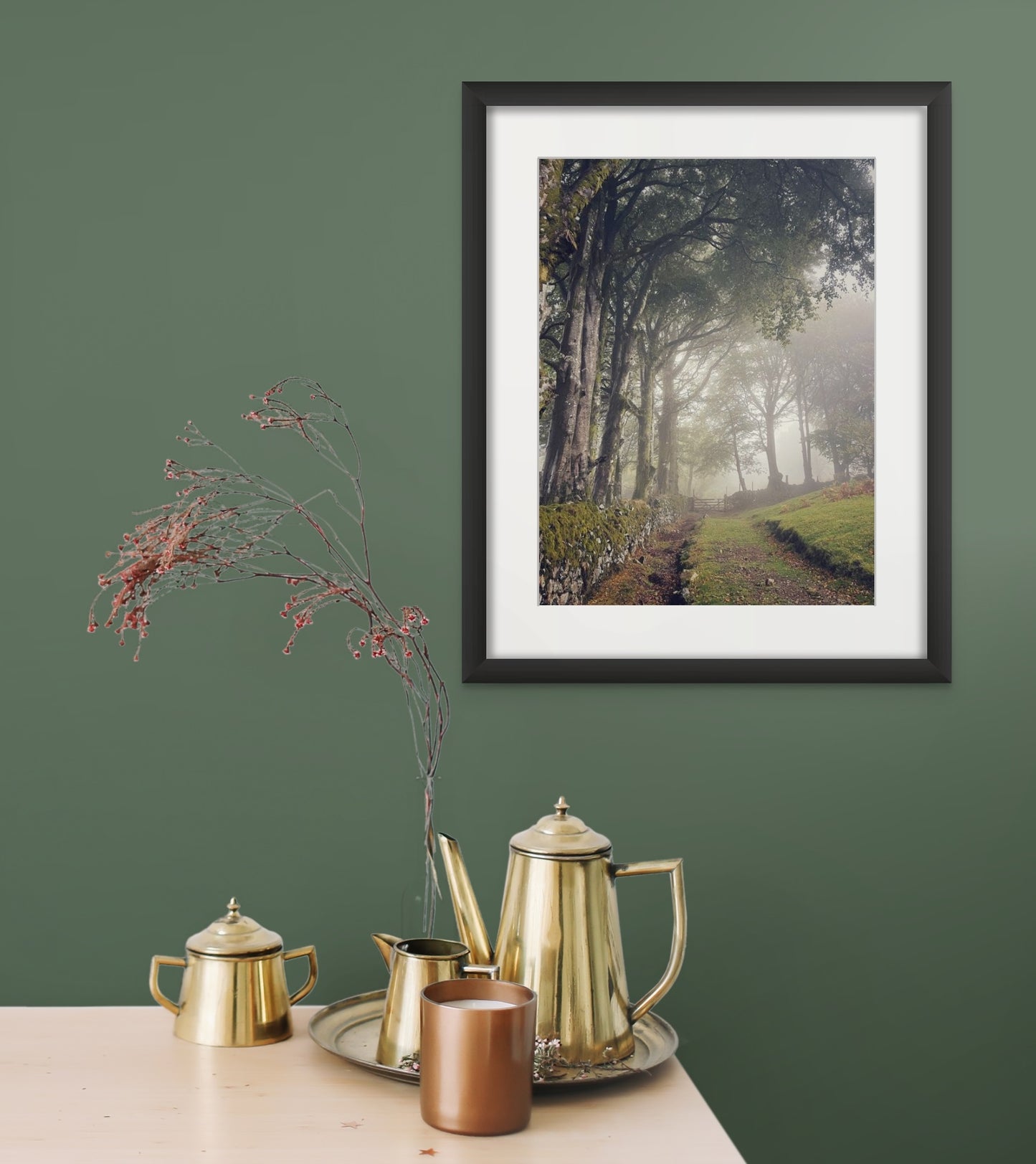 Misty Moor Gate (Giclée art print)