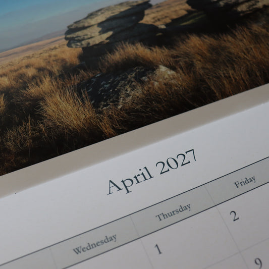 Dartmoor Calendar 2027 - A4 Landscape