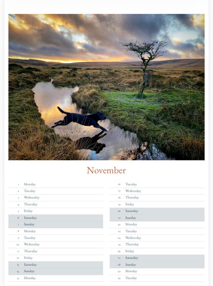 Dartmoor Calendar 2027 - A3 or A5