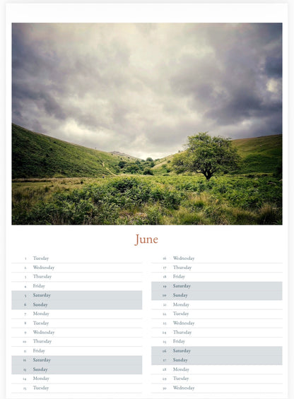 Dartmoor Calendar 2027 - A3 or A5