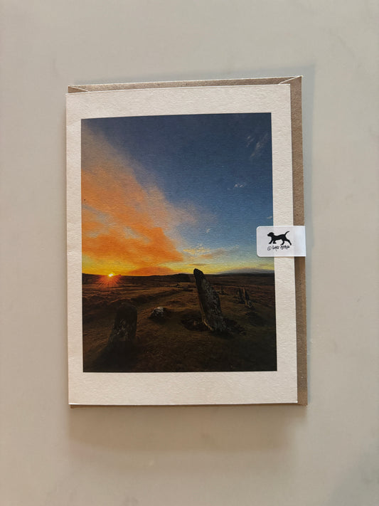 Scorhill Stone Circle Sunrise, Dartmoor