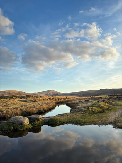 Taw Marsh Reflections, Belstone, Dartmoor