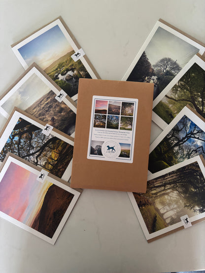 Pack of Eight Dartmoor Landscape Greetings Cards