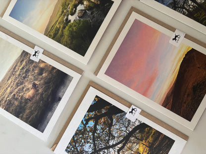 Pack of Eight Dartmoor Landscape Greetings Cards