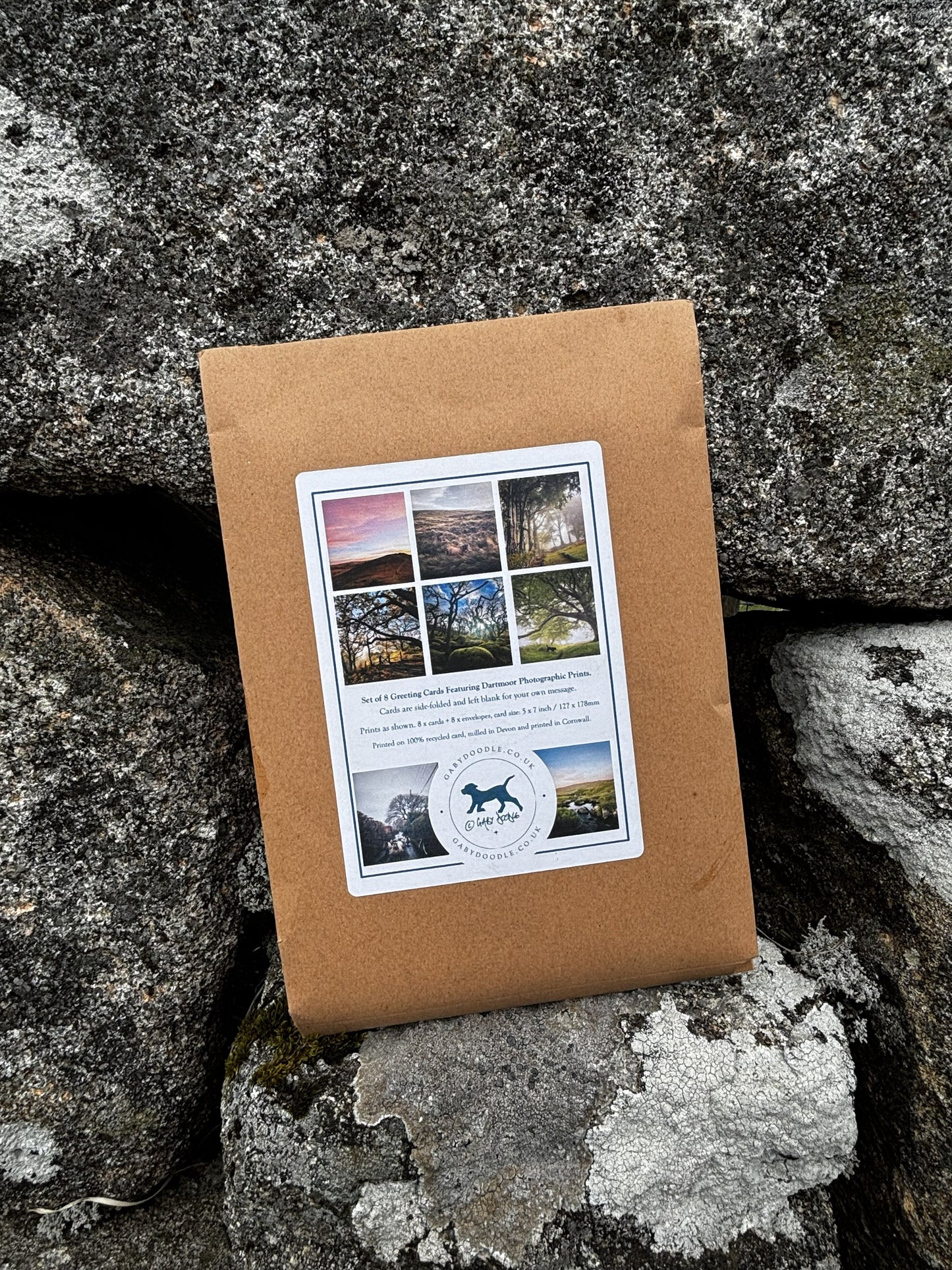 Pack of Eight Dartmoor Landscape Greetings Cards