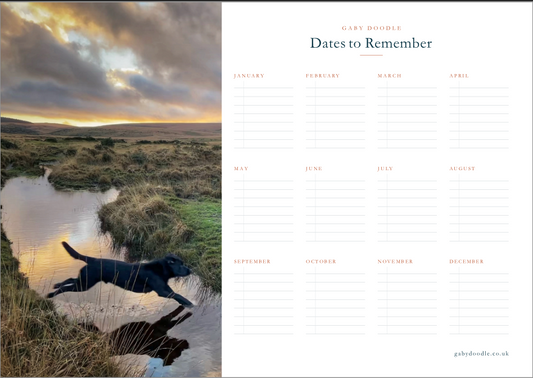Dartmoor Calendar 2027 - A4 Landscape